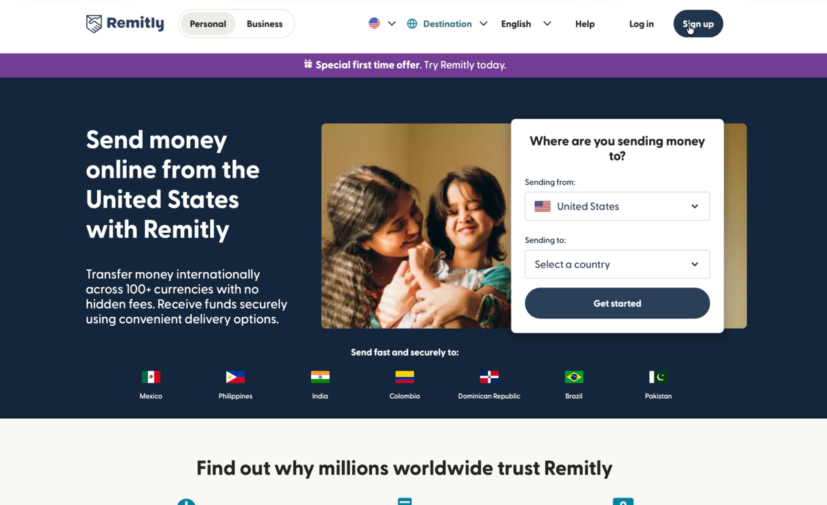 Remitly home