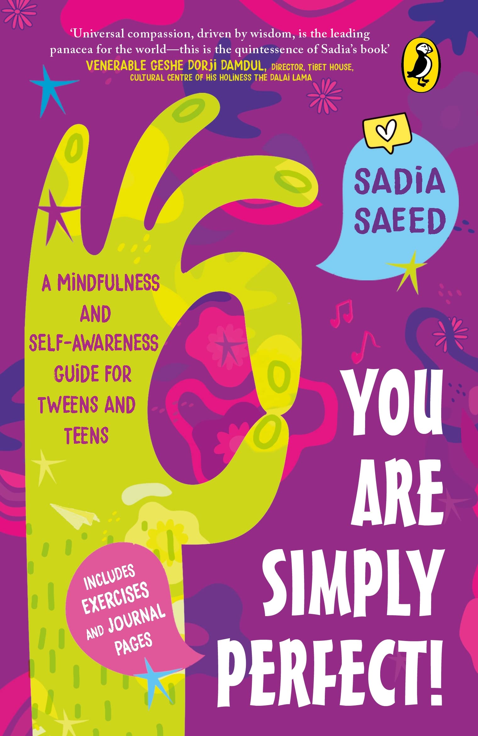 You Are Simply Perfect! A Mindfulness and Self-Awareness Guide for Tweens and Teens by Sadia Saeed - 9780143446156 - Book Cover