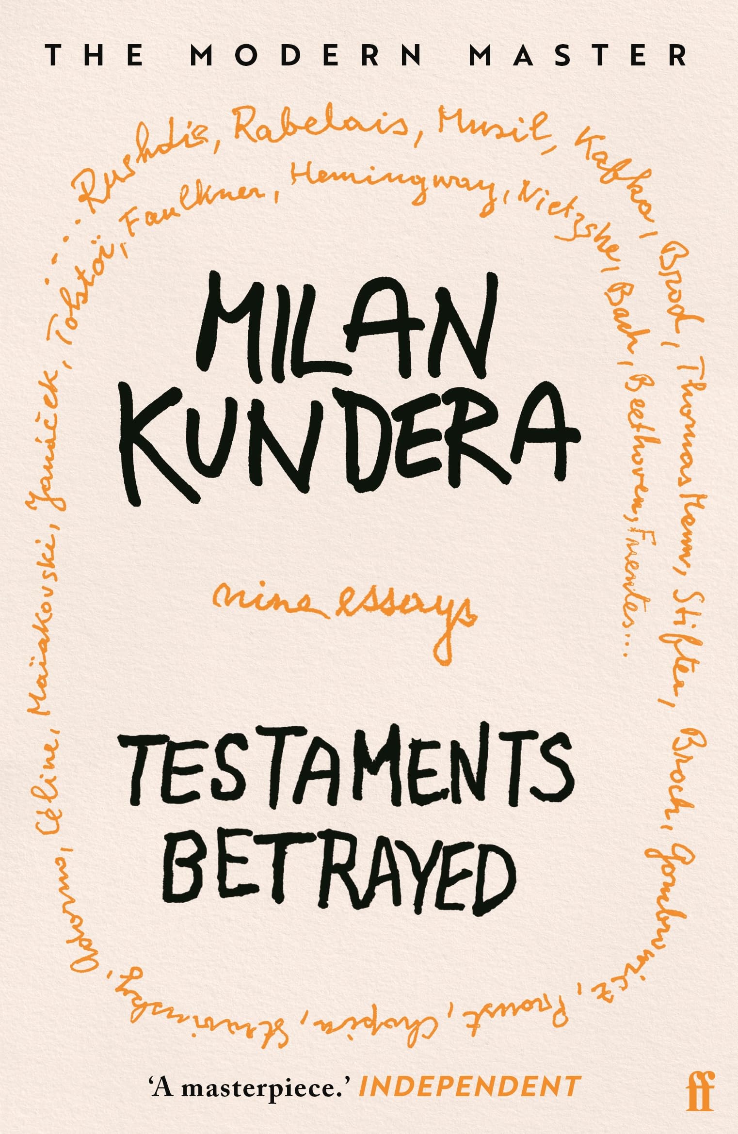 Testaments Betrayed by Milan Kundera - 0571173373 - Book Cover