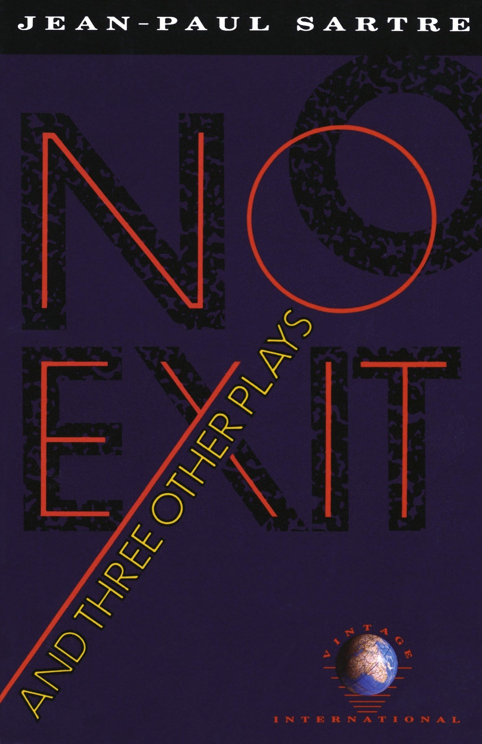 No Exit and Three Other Plays by Jean-Paul Sartre - 9780679725169 - Book Cover