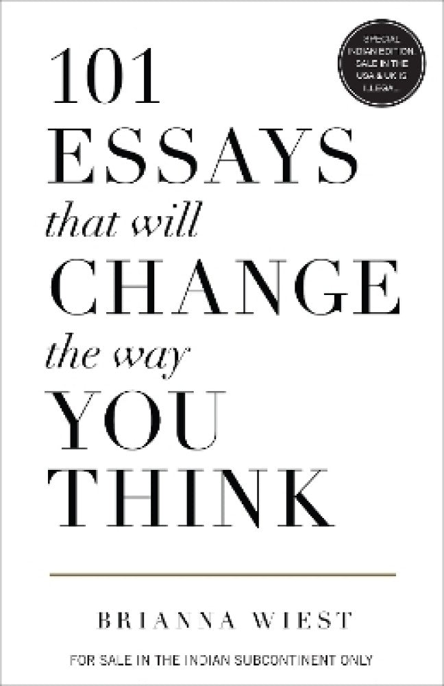 101 Essays That Will Change The Way You Think Amaryllis