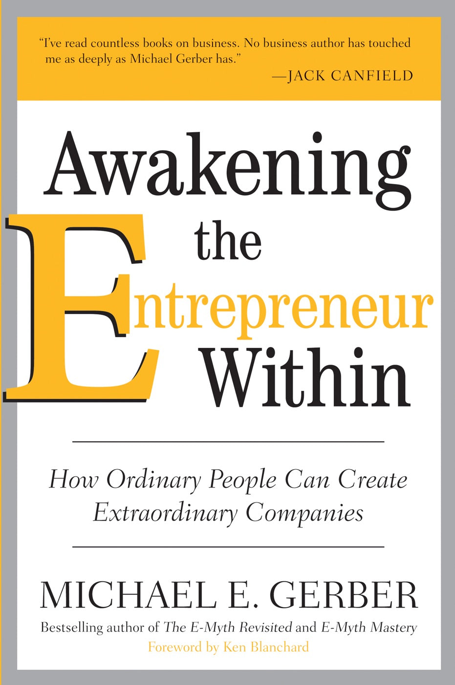 Awakening the Entrepreneur Within by Michael E. Gerber - 9780061568152 - Book Cover
