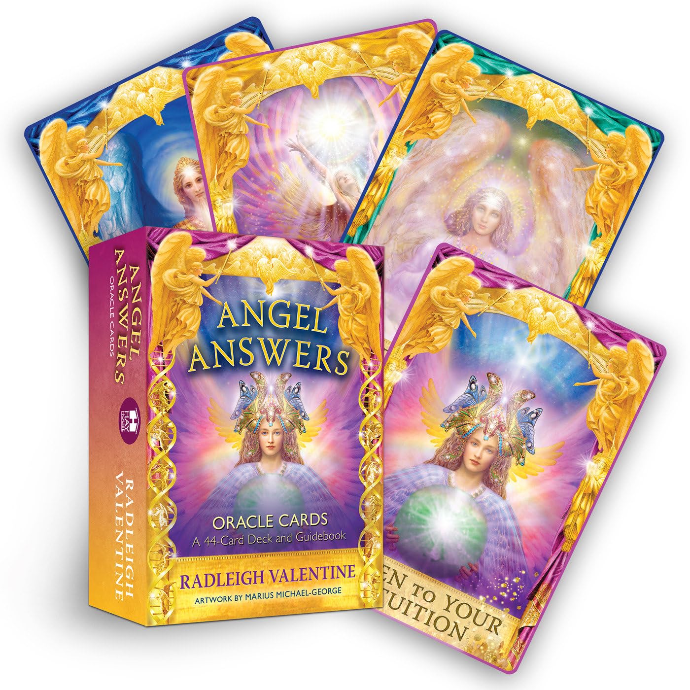 Angel Answers Oracle Cards by Radleigh Valentine - 9781401959241 - Book Cover