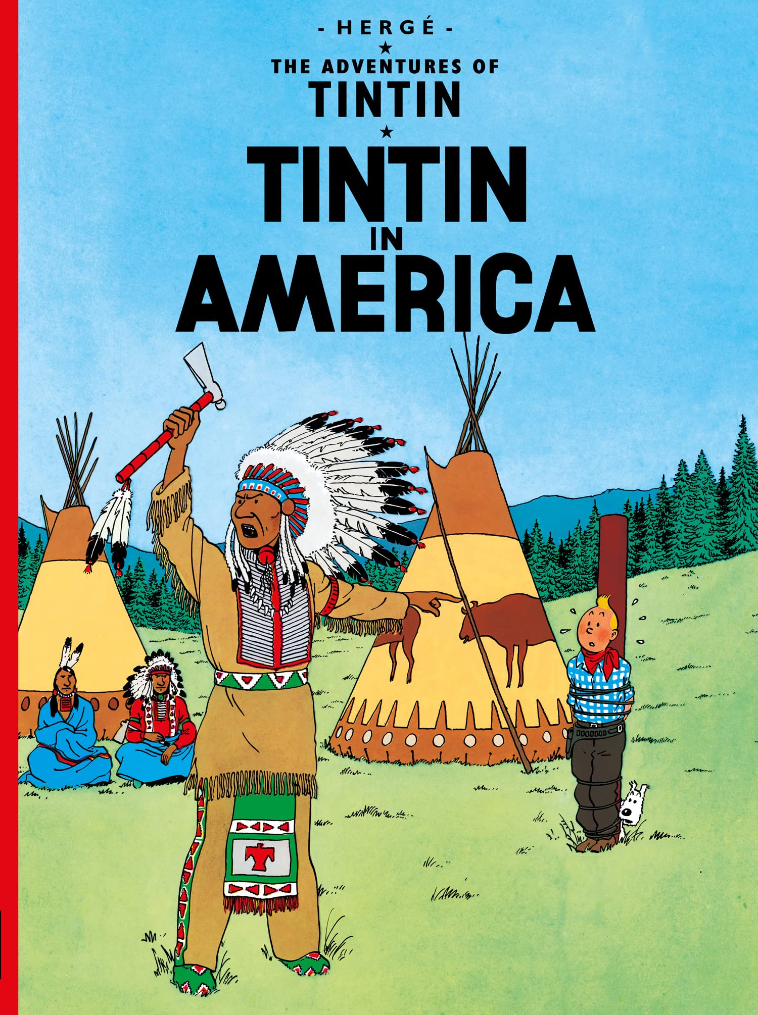 The Adventure of Tintin: Tintin in America by Hergé - 9781405206143 - Book Cover