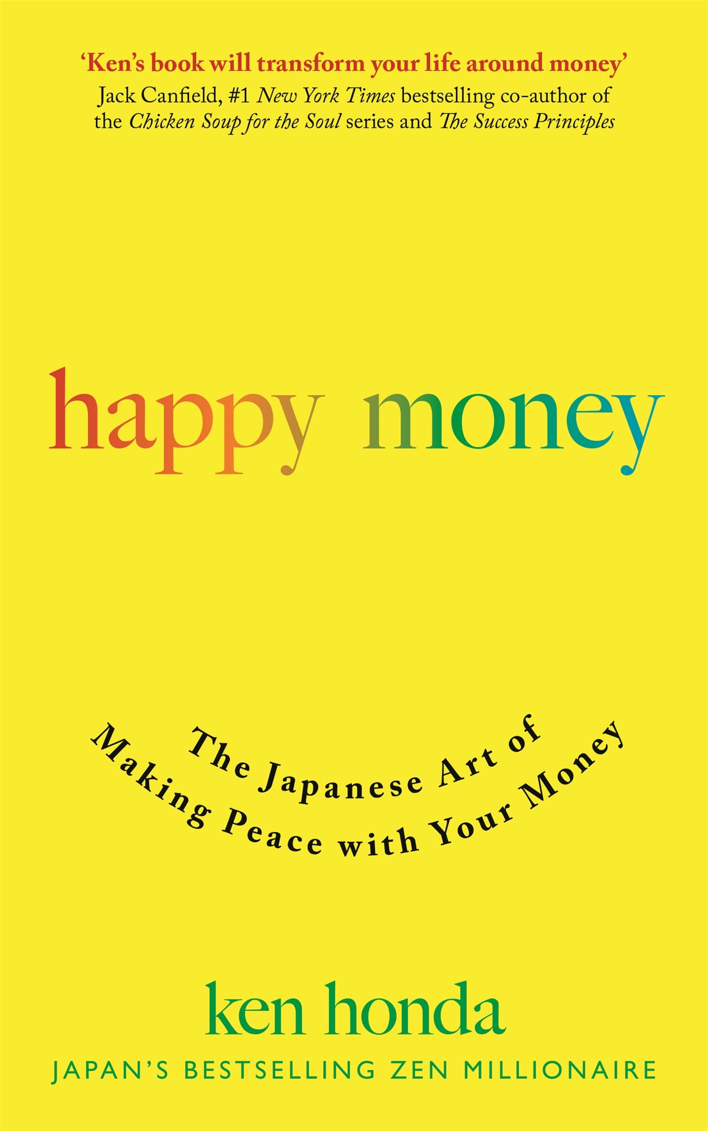 Happy Money by Ken Honda - 9781473684157 - Book Cover