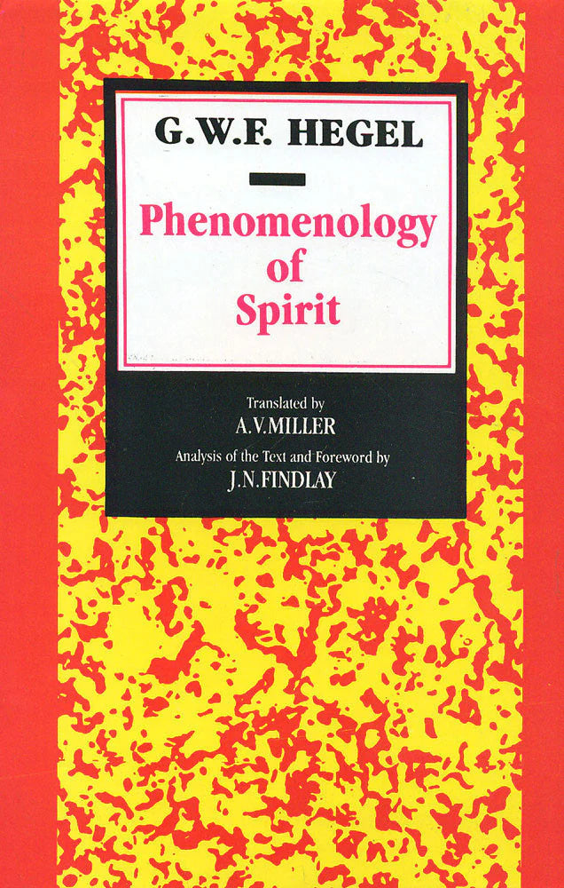 Phenomenology of Spirit Motilal Banarsidass Publishers