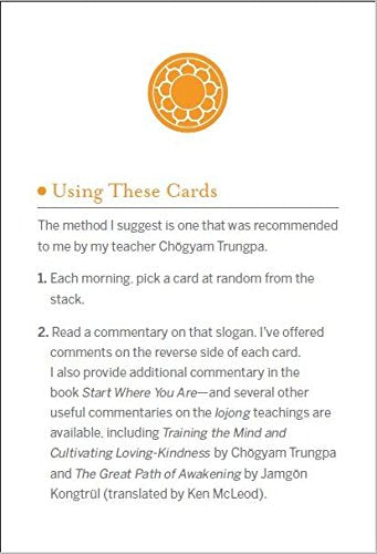 Pema Chödrön's Compassion Cards Cards Shambhala Boulder