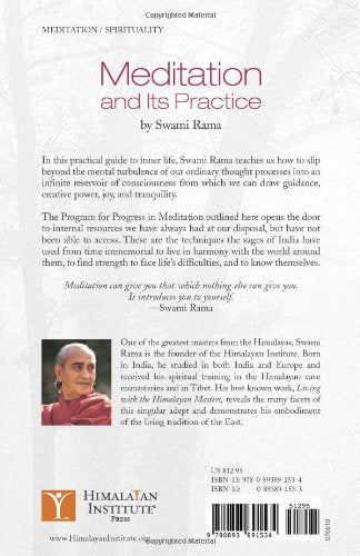Meditation and Its Practice Himalayan Institute Press