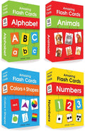 Amazing Flash Cards Set Of 4 Boxes Wonder House Books