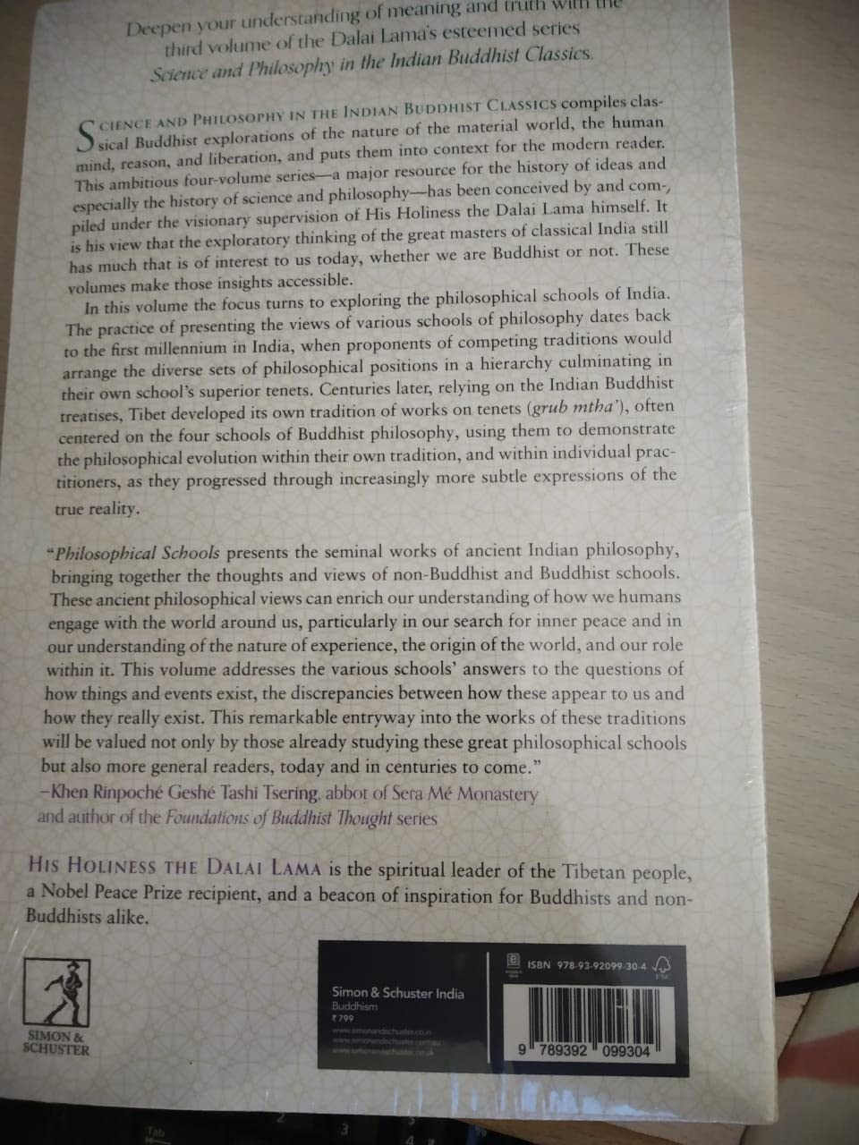 Science And Philosophy In The Indian Buddhist Classics - 9789392099304 - Book Cover