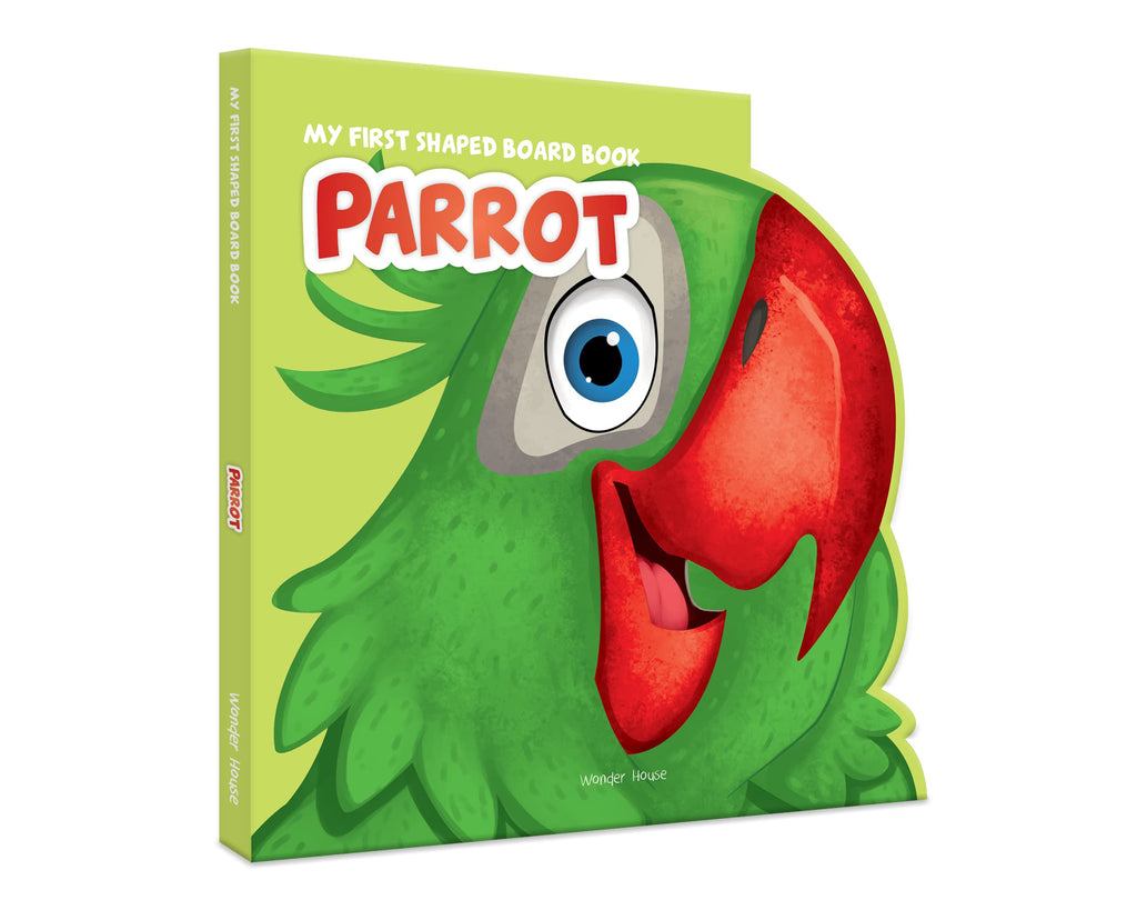 My First Shaped Board Book: Illustrated Parrot BIBLIONEPAL