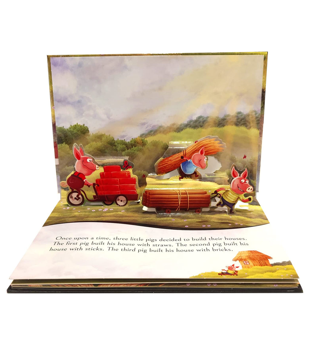 My First Pop-Up Fairy Tales - Three Little Pigs Wonder House Books