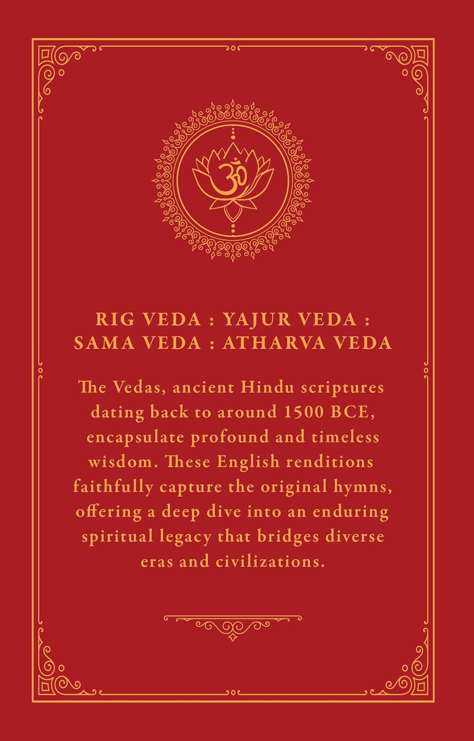 The Holy Vedas Rupa Publications