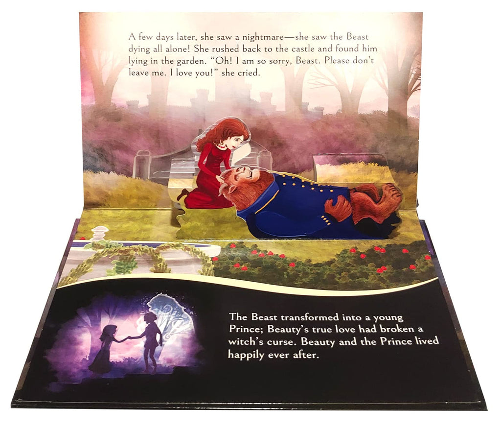 My First Pop-Up Fairy Tales - Beauty And The Beast Wonder House Books