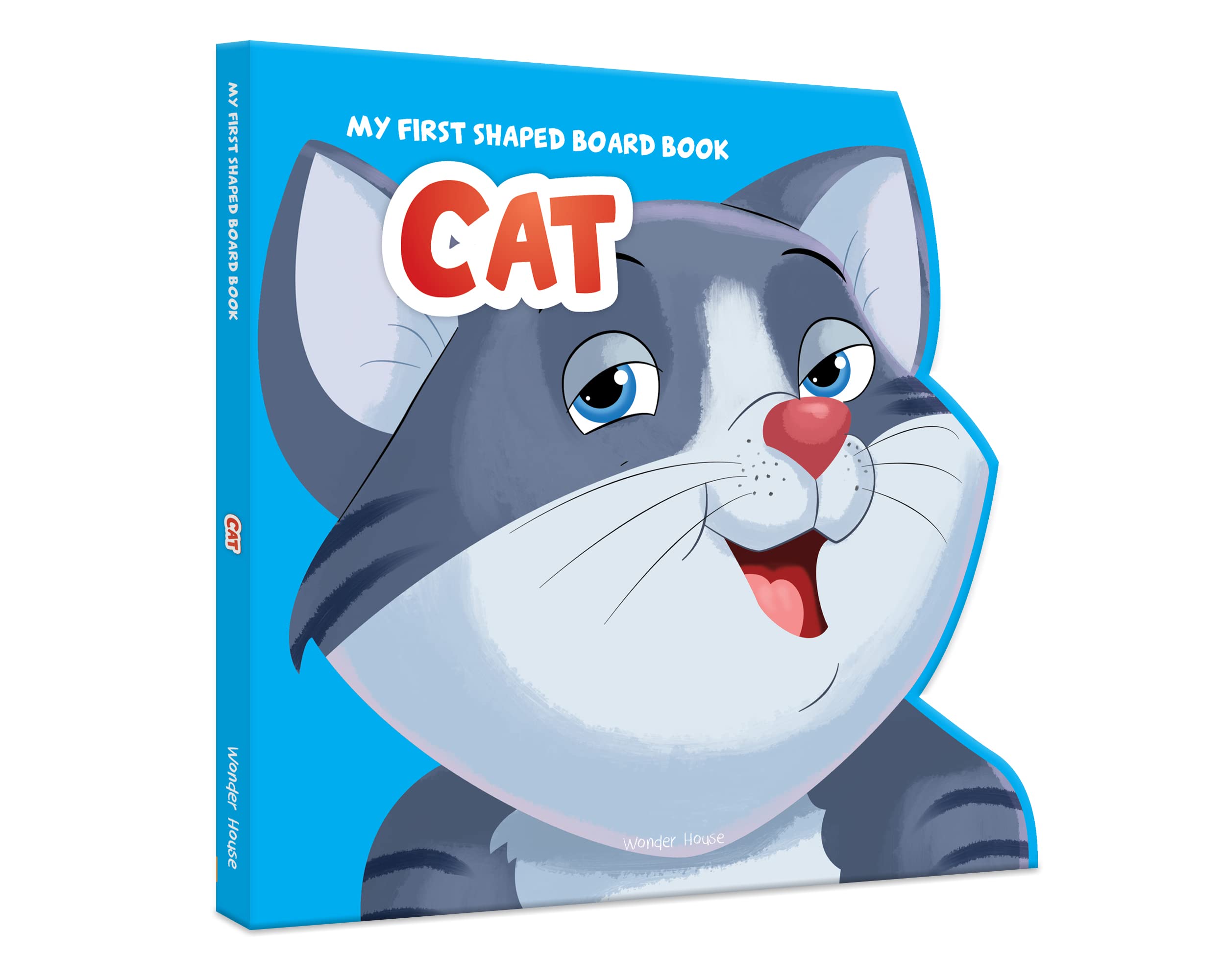 My First Shaped Board Book: Illustrated Cat BIBLIONEPAL