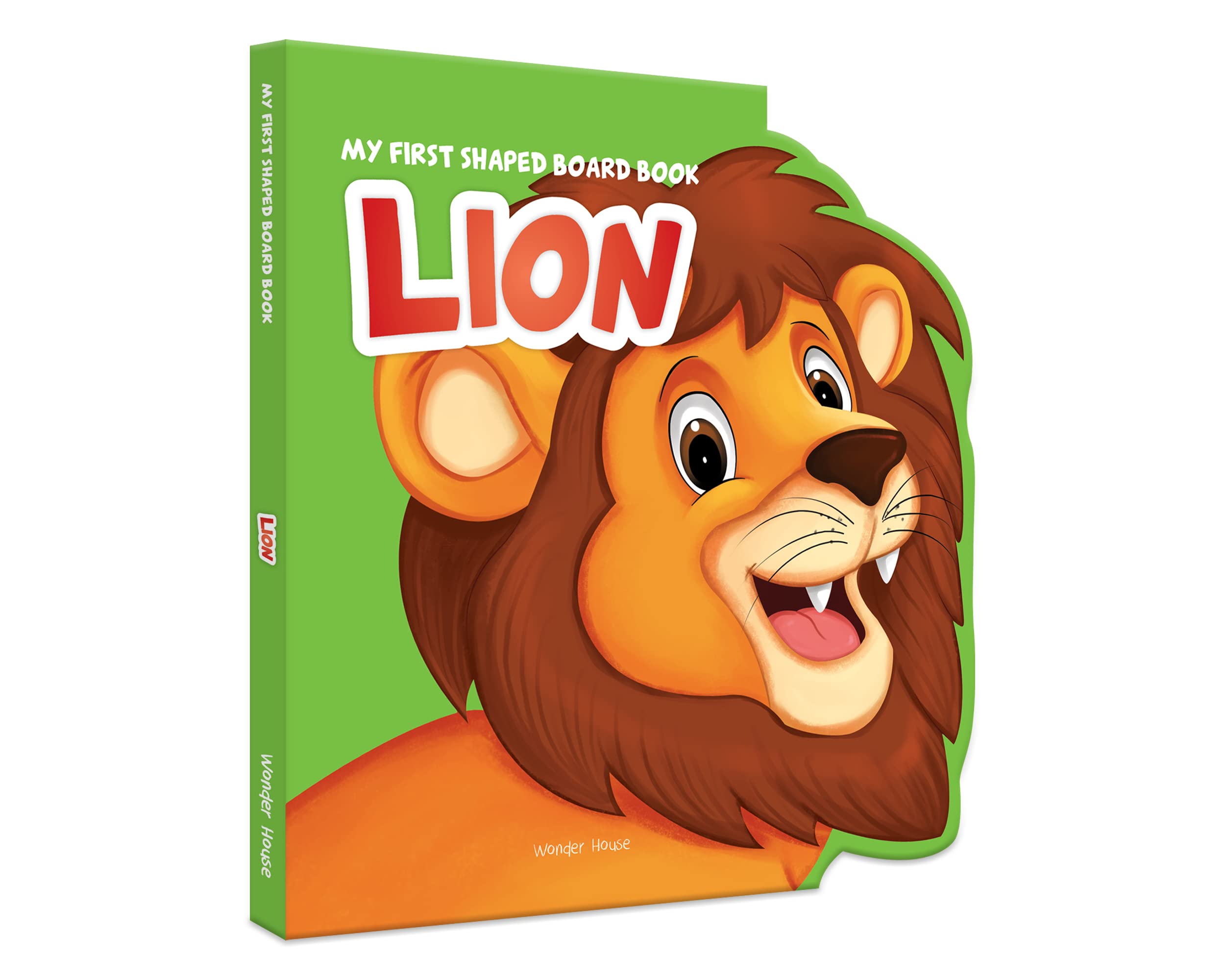 My First Shaped Board Book: Illustrated Lion BIBLIONEPAL