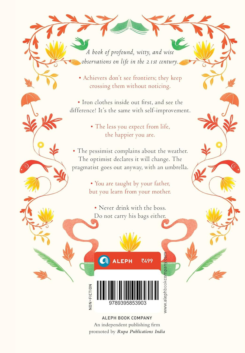 The Less You Preach, The More You Learn Aleph Book Company