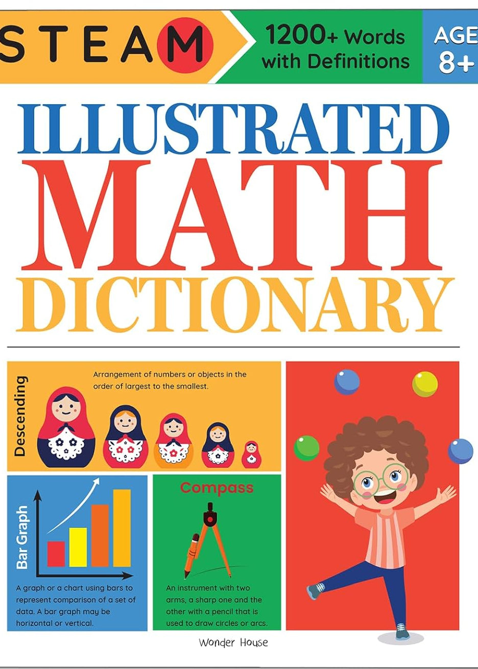 Illustrated Maths Dictionary by Wonder House Books