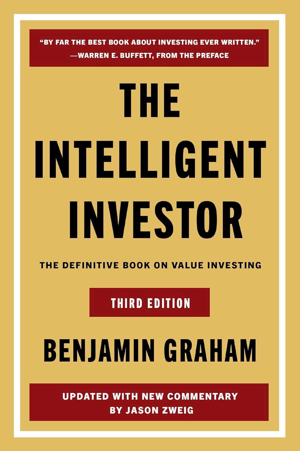 The Intelligent Investor Harper Collins Hardcover