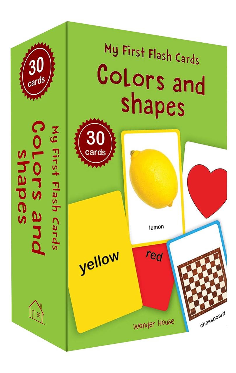 My First Flash Cards Colors And Shapes: 30 Early Learning Flash Cards For Kids - 9789388810319 - Book Cover