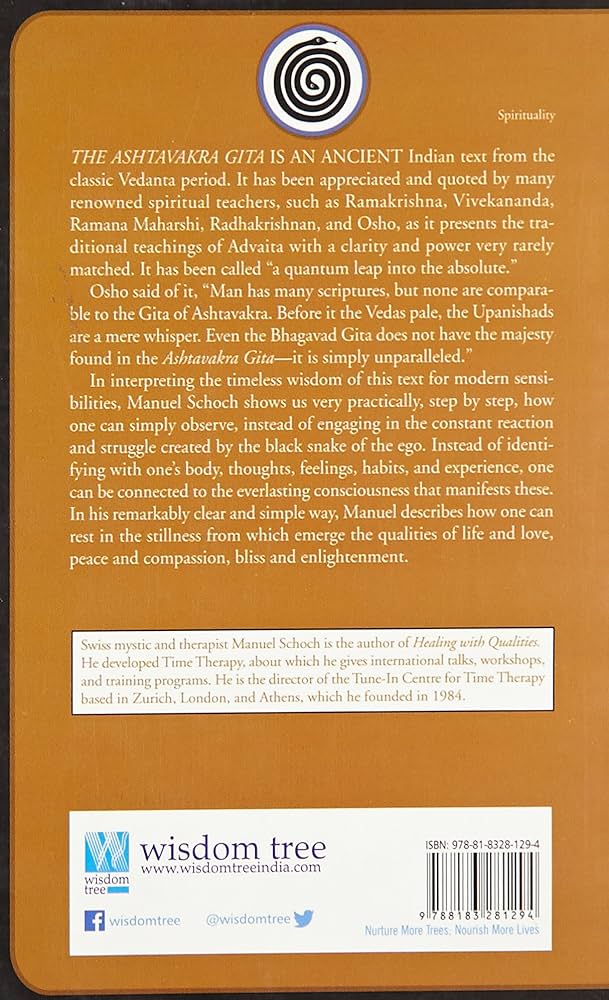 The Ancient Wisdom Of Ashtavakra VASAN BOOK COMPANY