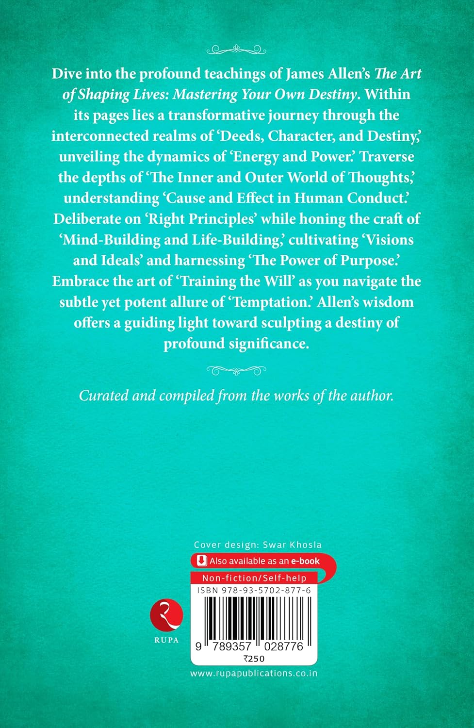 The Art of Shaping Lives Rupa Publications