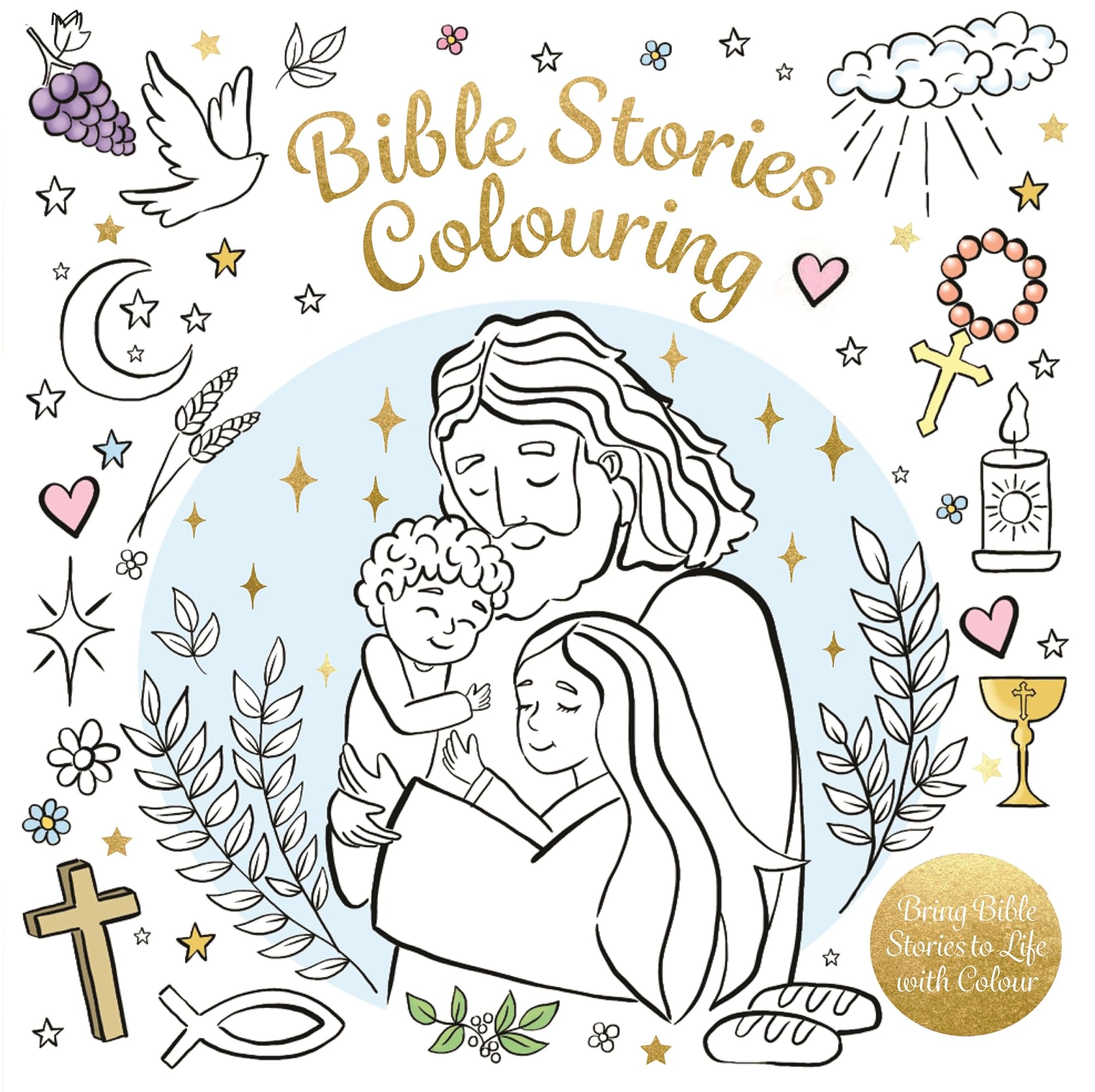 Bible Stories Colouring by Kingfisher