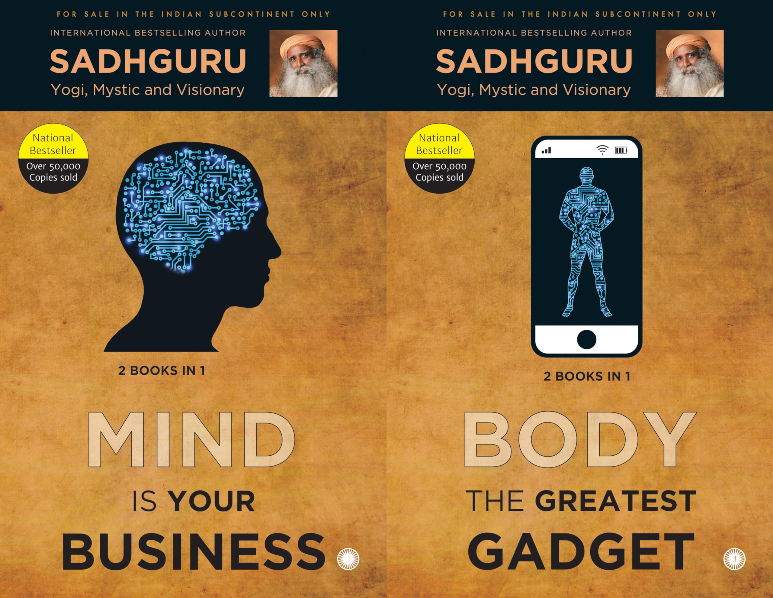 Mind is your Business/Body the Greatest Gadget (2 Books in 1) - 9788184956955 - Book Cover
