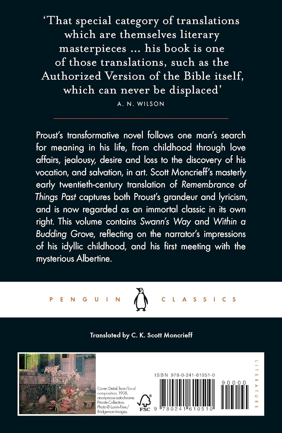 Remembrance of Things Past Penguin Classics