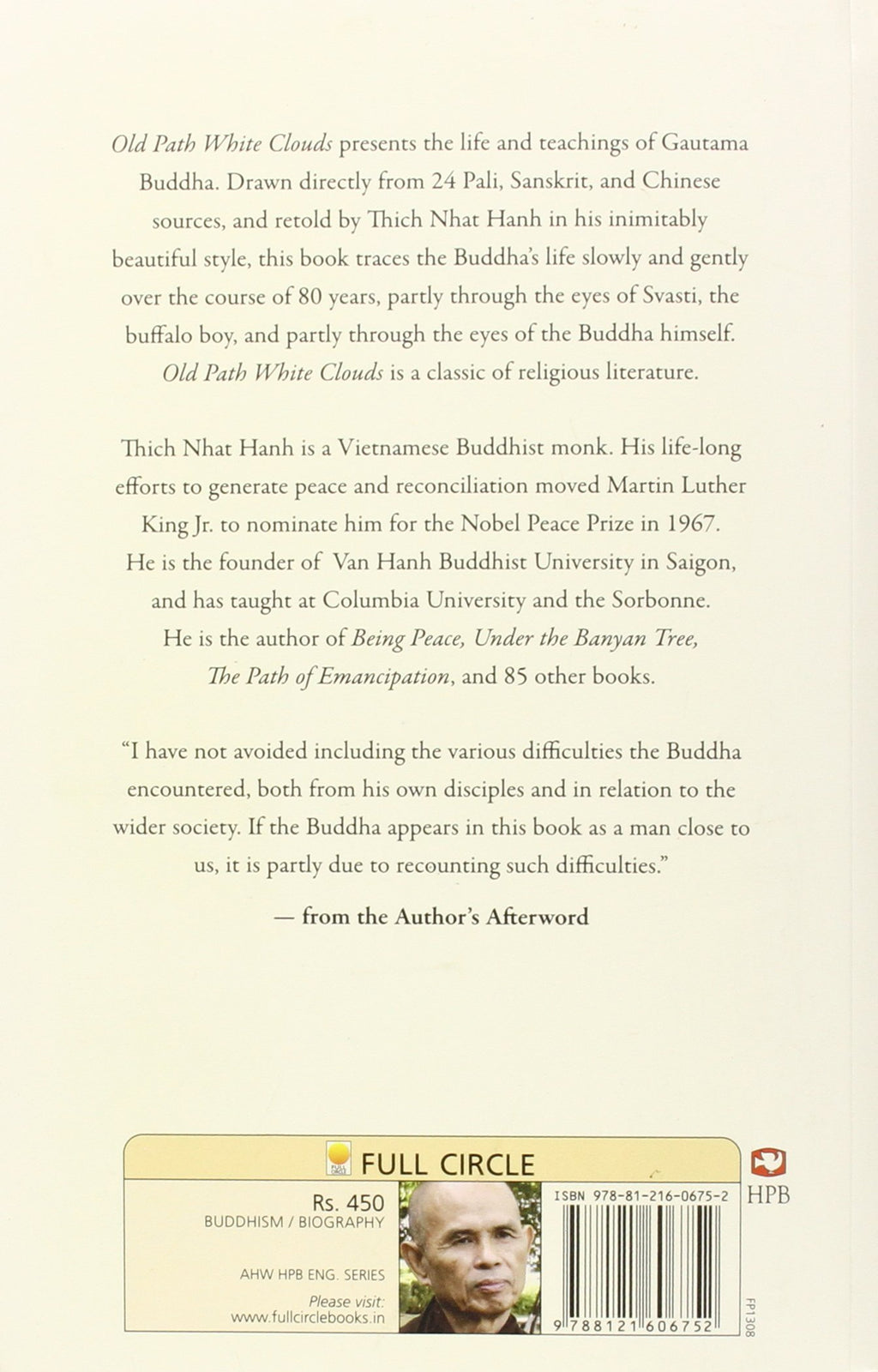 Old Path White Clouds Full Circle Publishing