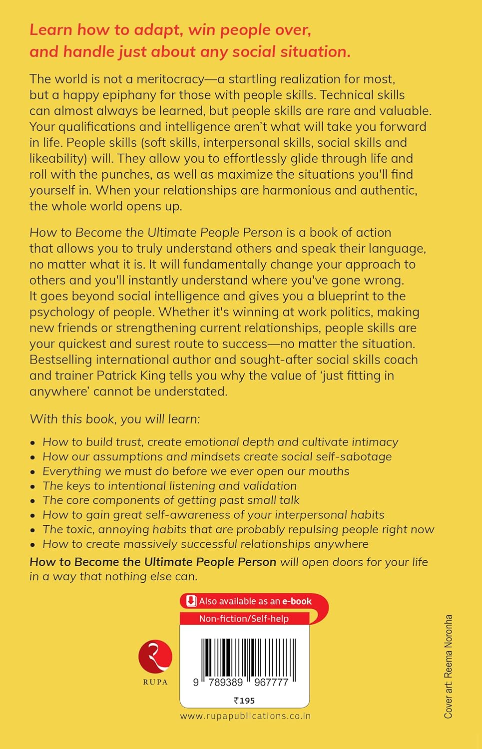 How To Become The Ultimate People Person Rupa Publications