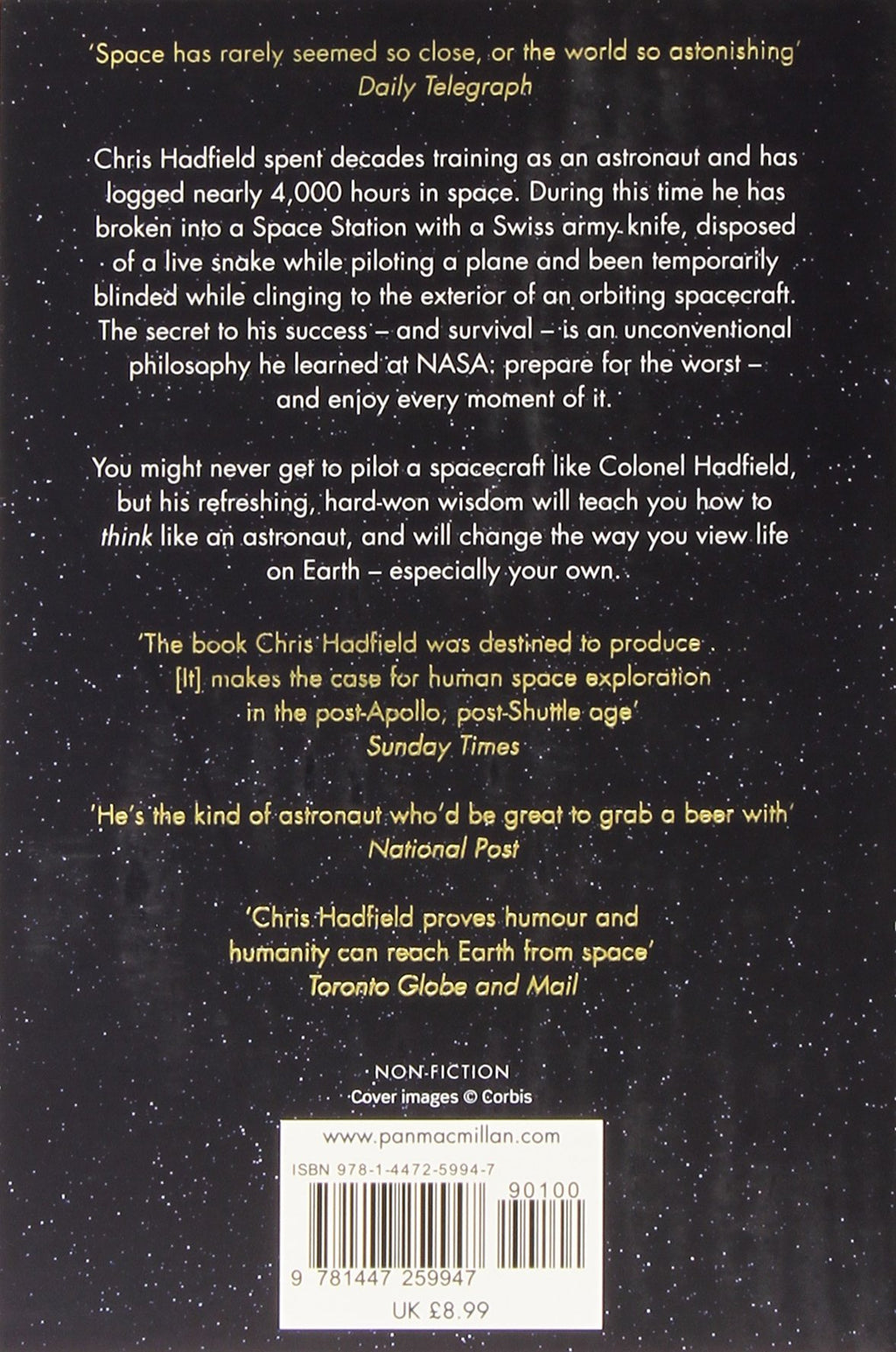 An Astronaut's Guide to Life on Earth Pan MacMillan