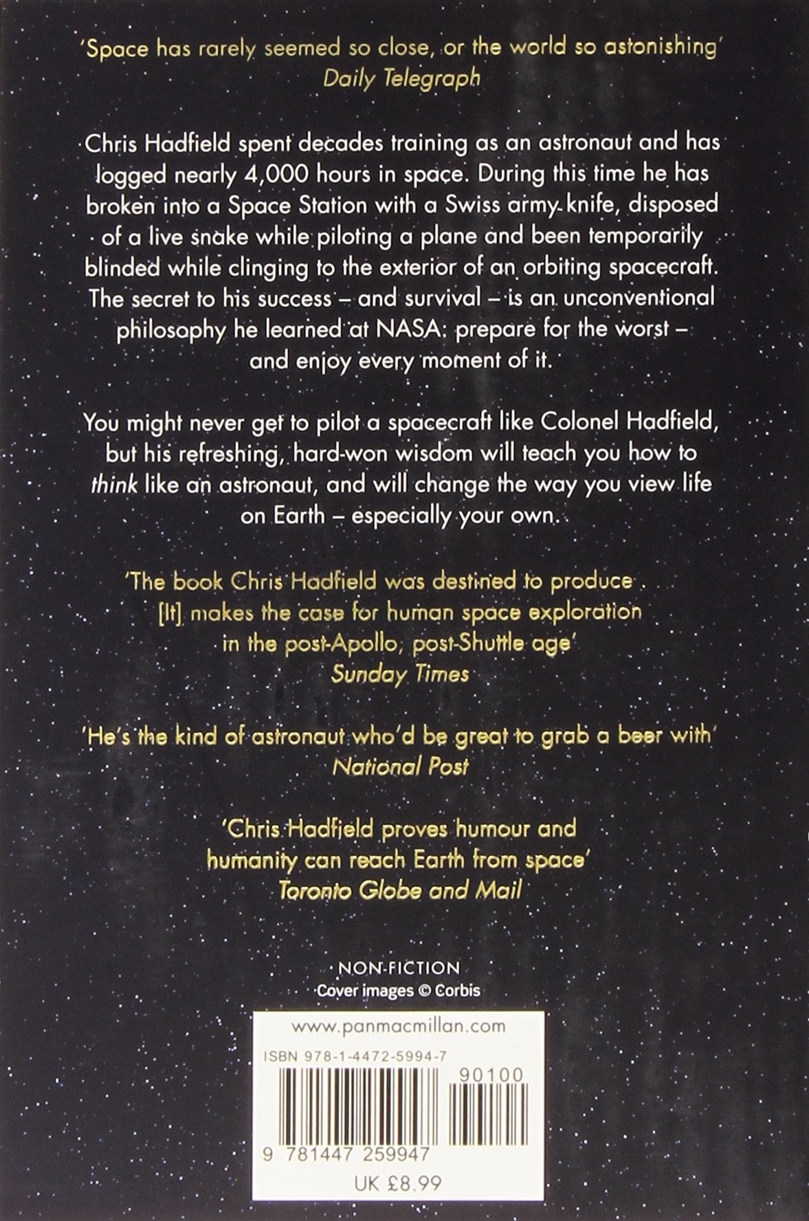 An Astronaut's Guide to Life on Earth Pan MacMillan