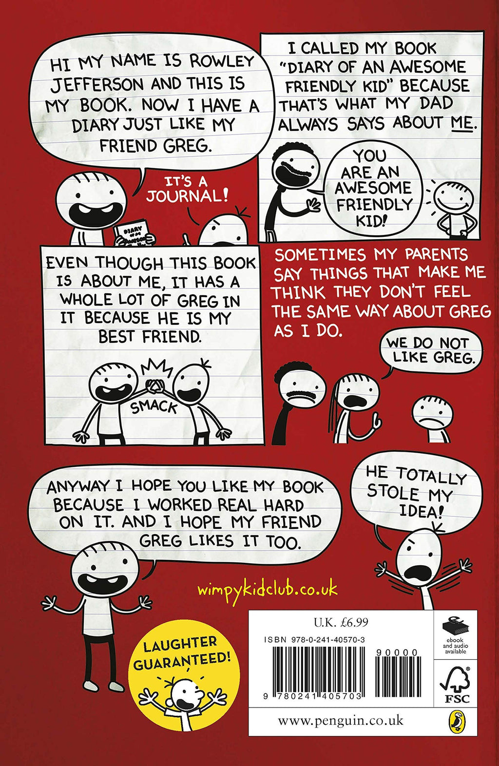 Diary of an Awesome Friendly Kid Penguin Random House