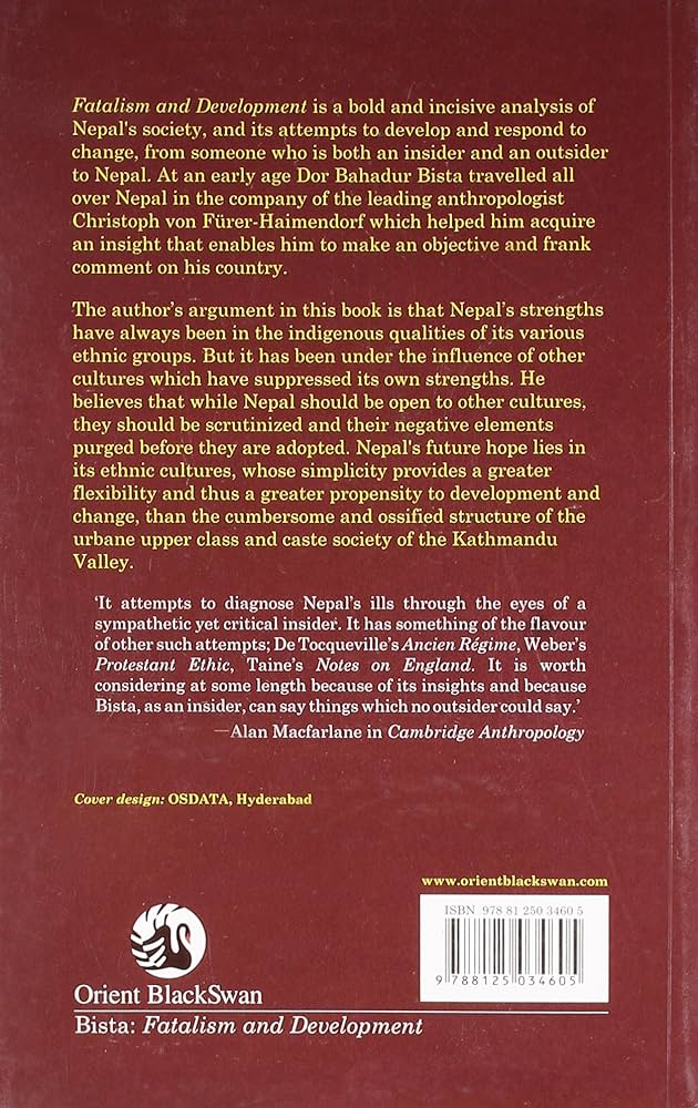 Fatalism and Development BIBLIONEPAL