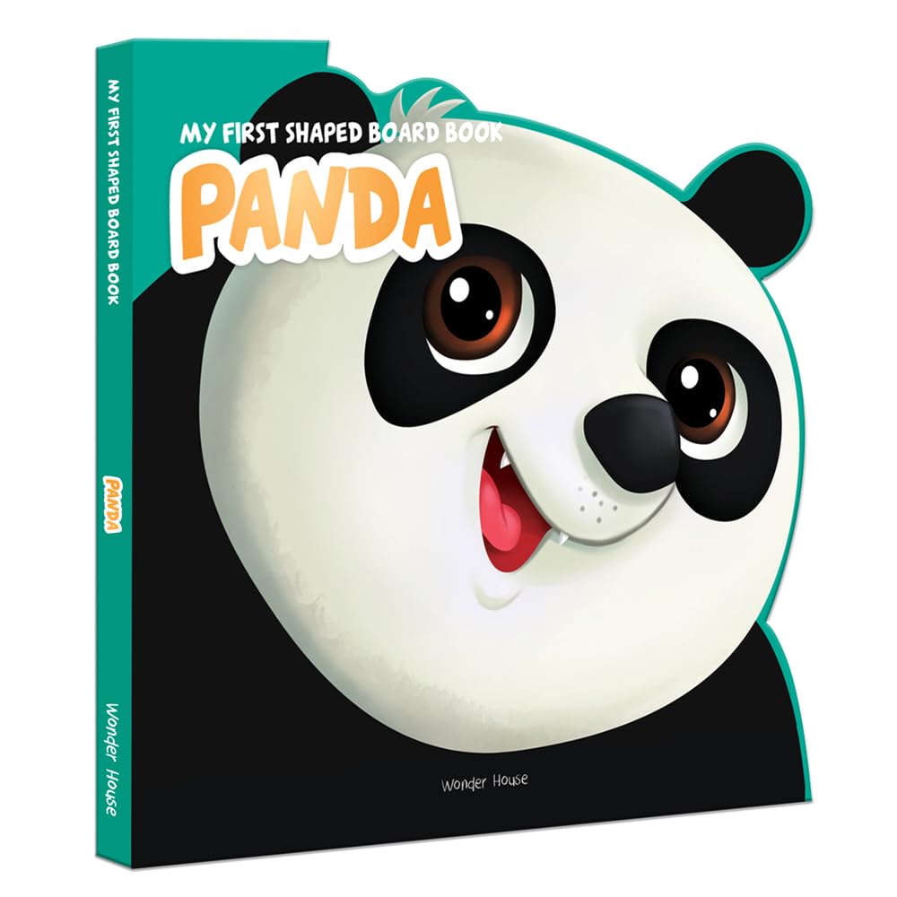 My First Shaped Board book - Panda by Wonder House Books - 9789354404016 - Book Cover