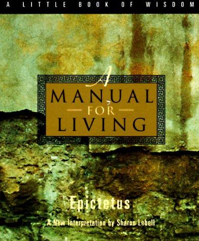 A Manual for Living by Epictetus — front cover