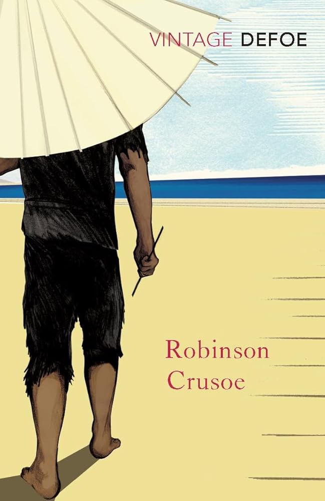 Robinson Crusoe by Daniel Defoe book cover