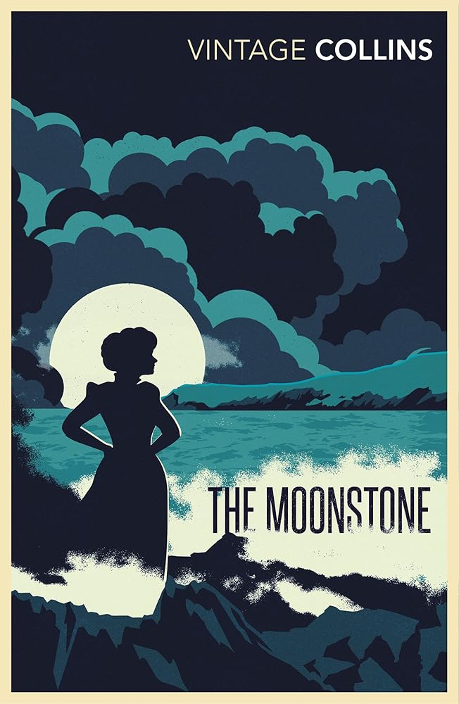 The Moonstone by Wilkie Collins, Audrey Niffenegger book cover