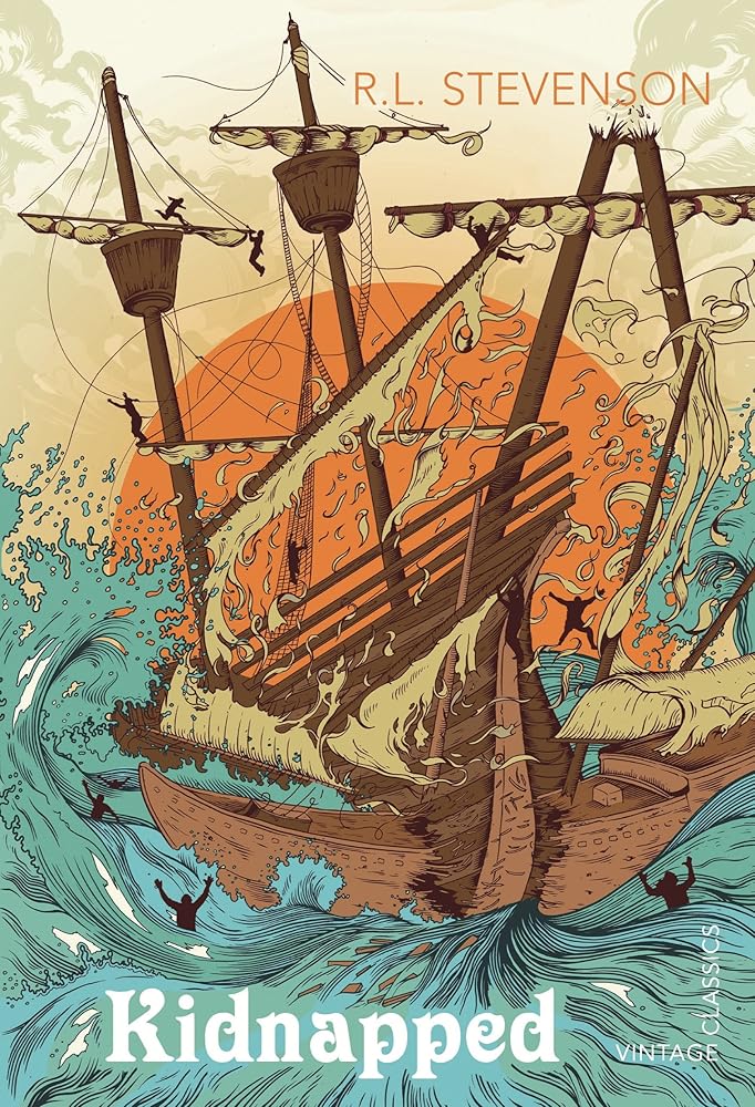 Kidnapped by R. L. Stevenson book cover