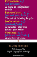 A Dictionary of the English Language: An Anthology (Penguin Classics) cover image