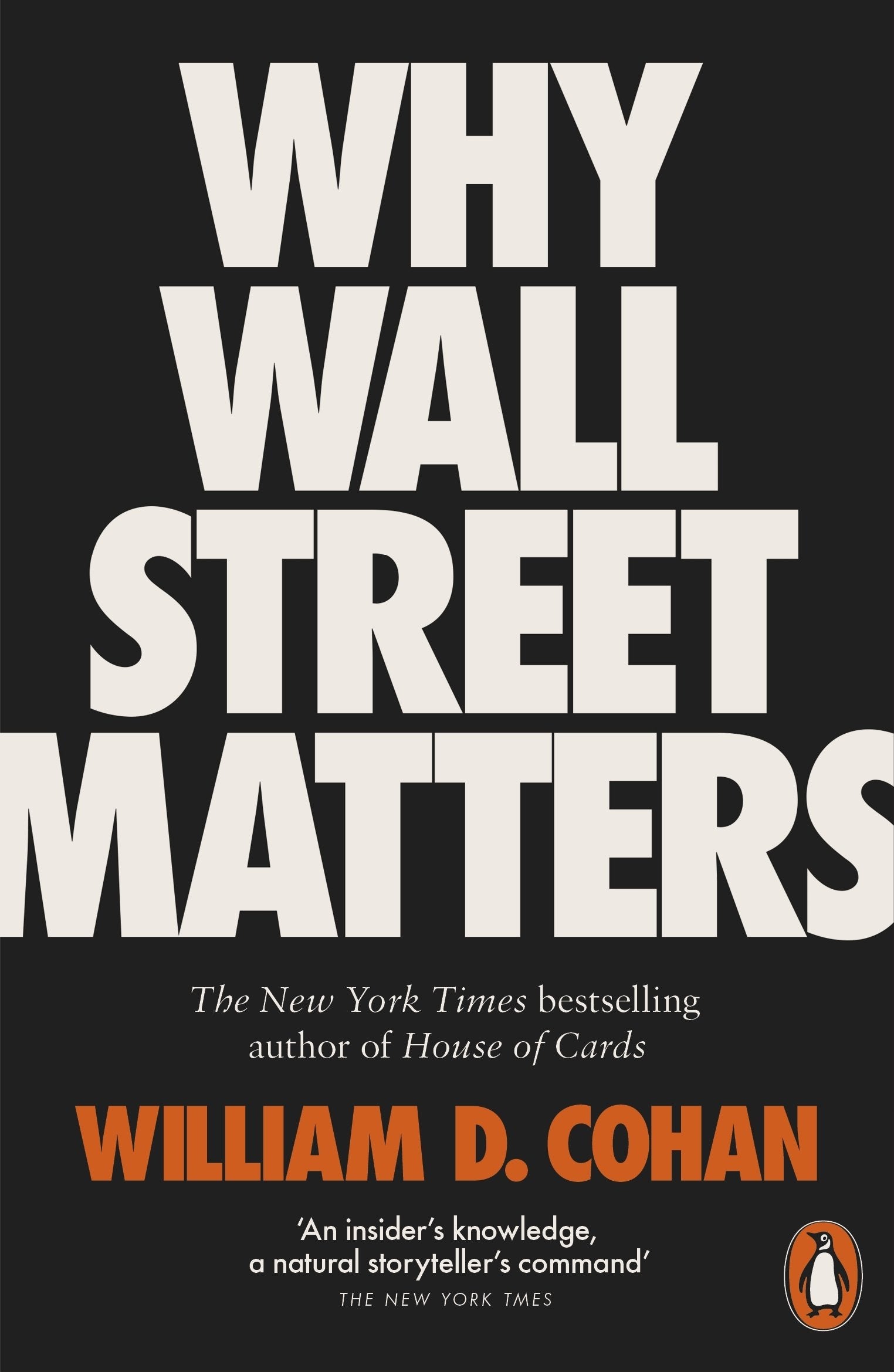 Why Wall Street Matters by William D. Cohan - 9780141986425 - Book Cover
