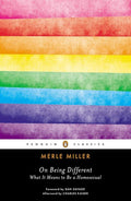 On Being Different: What It Means to Be a Homosexual (Penguin Classics) cover image