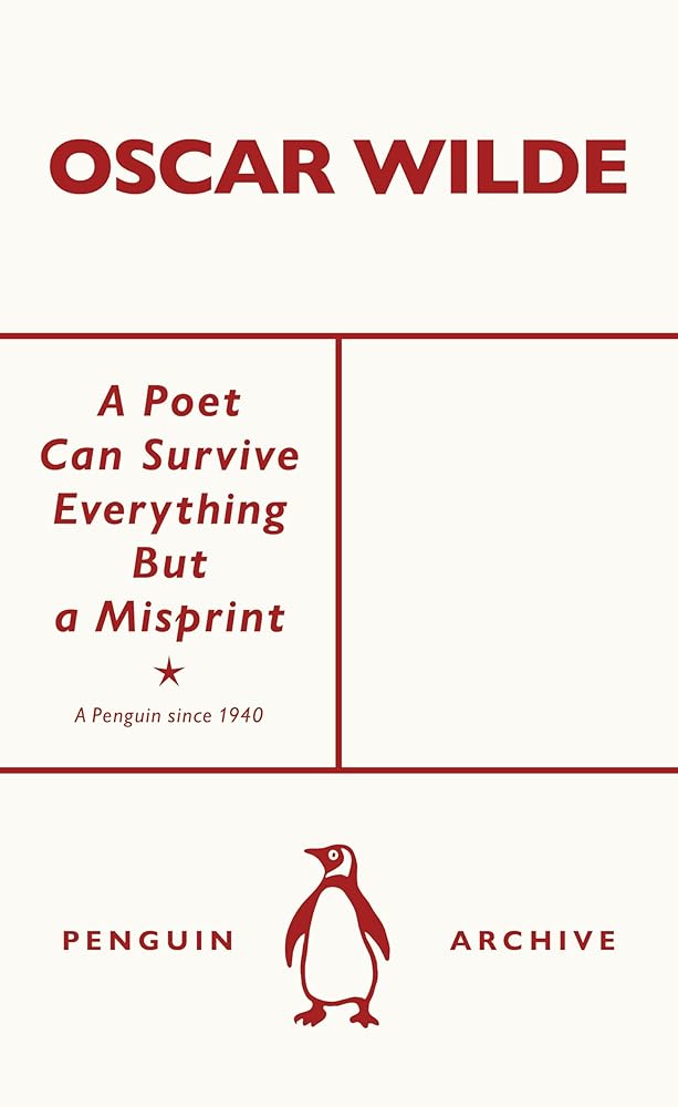 A Poet Can Survive Everything But a Misprint (Penguin Archive) cover image