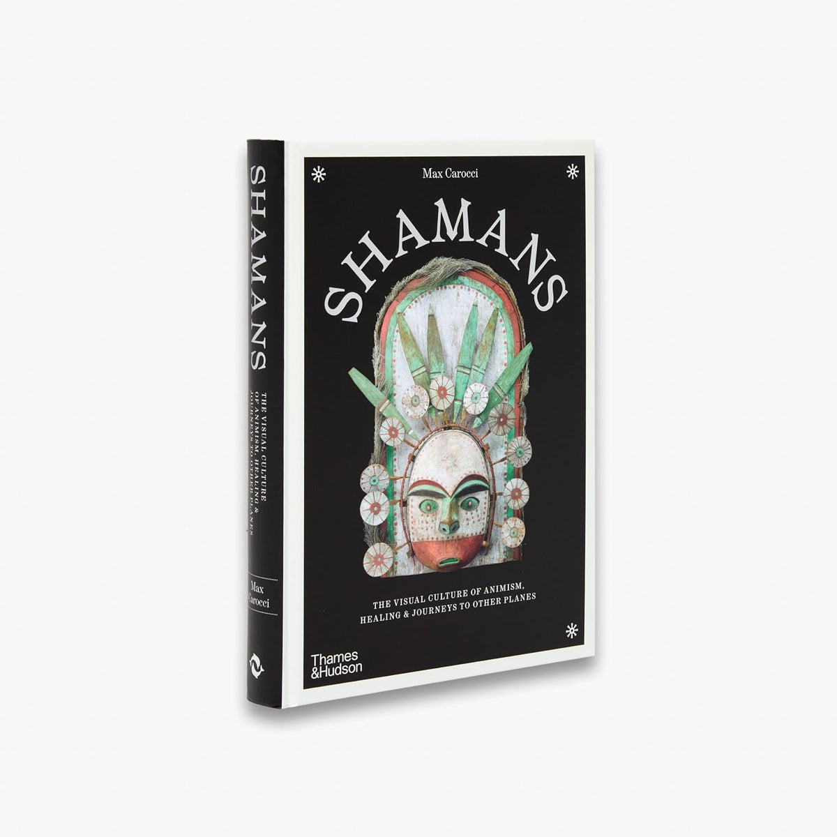 Shamans by Max Carocci, the cover at an angle
