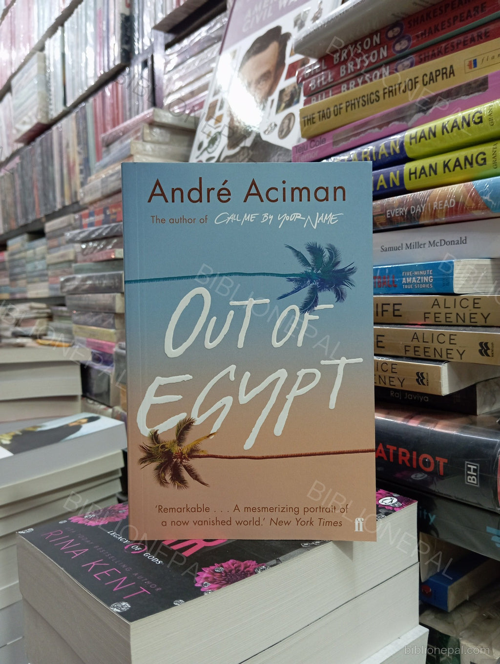 Photoshoot of Out of Egypt by André Aciman