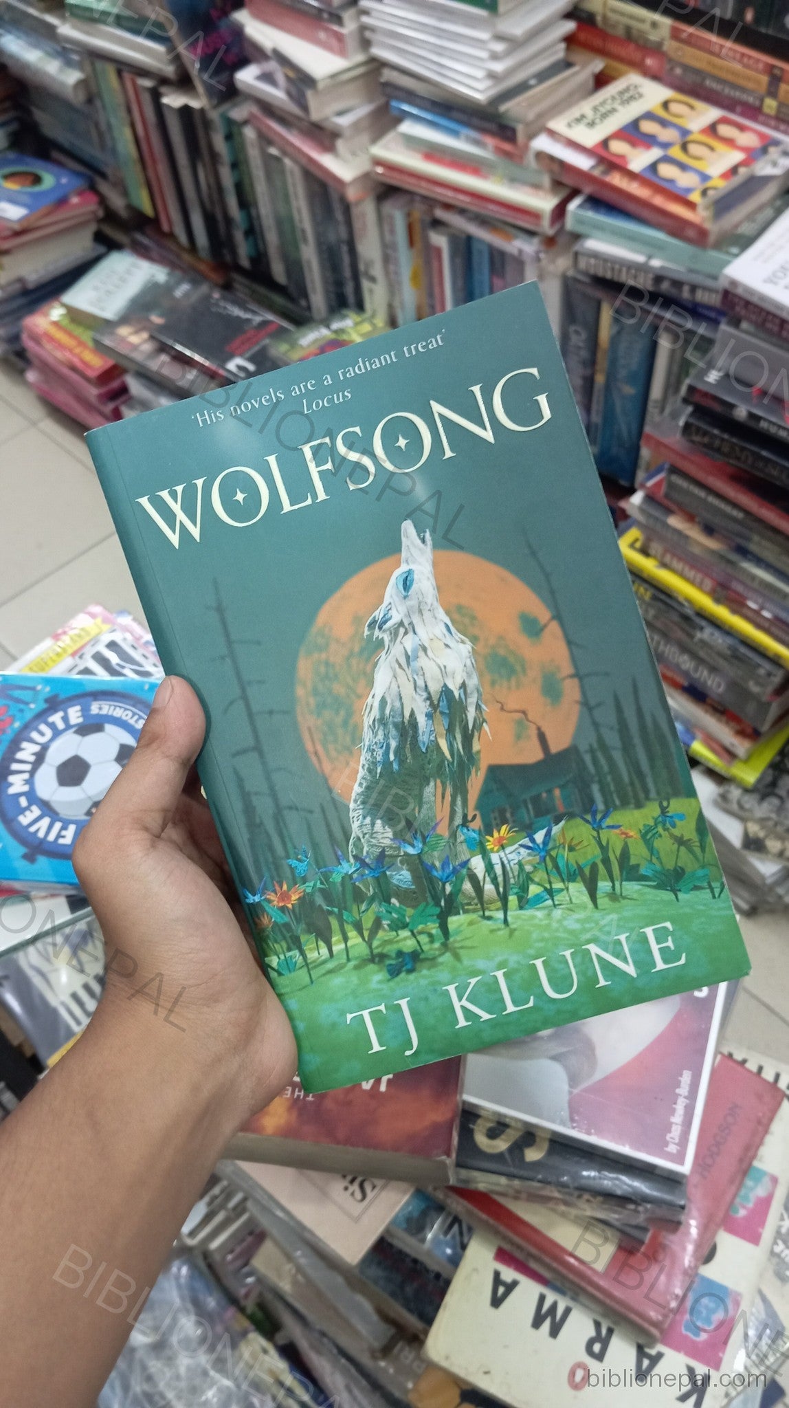 Photoshoot of Wolfsong by TJ Klune