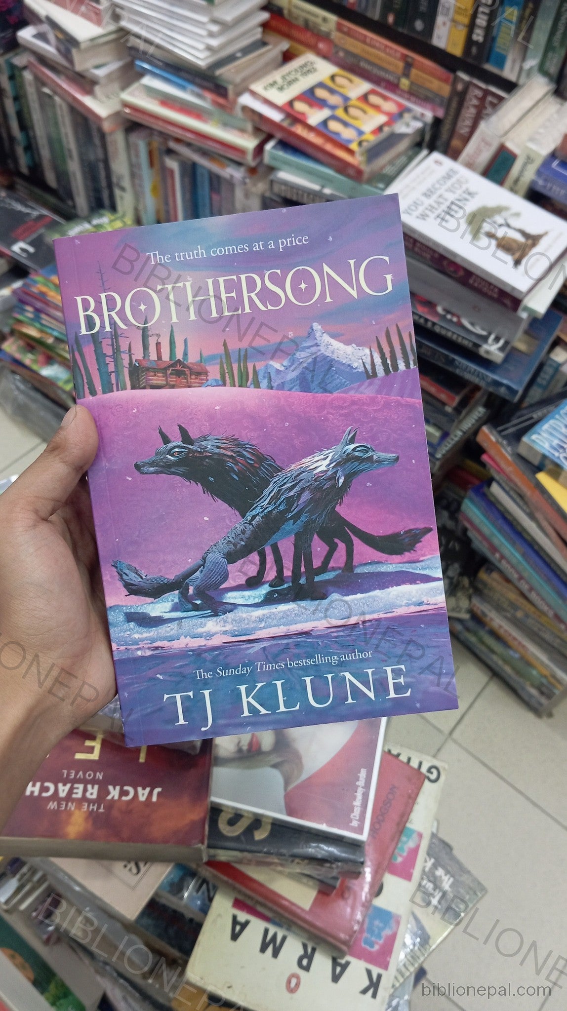 Photoshoot of Brothersong by TJ Klune
