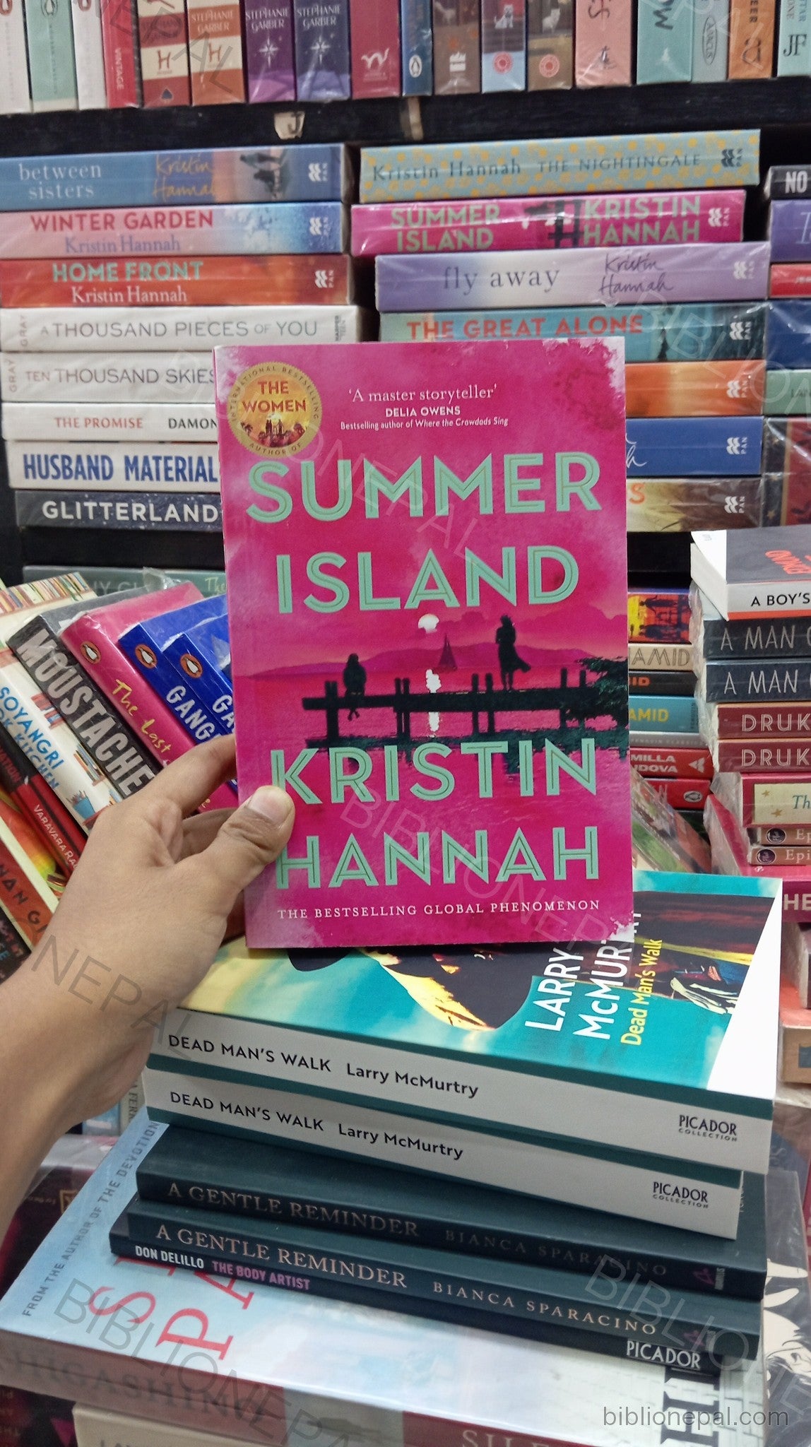 Photoshoot of Summer Island by Kristin Hannah