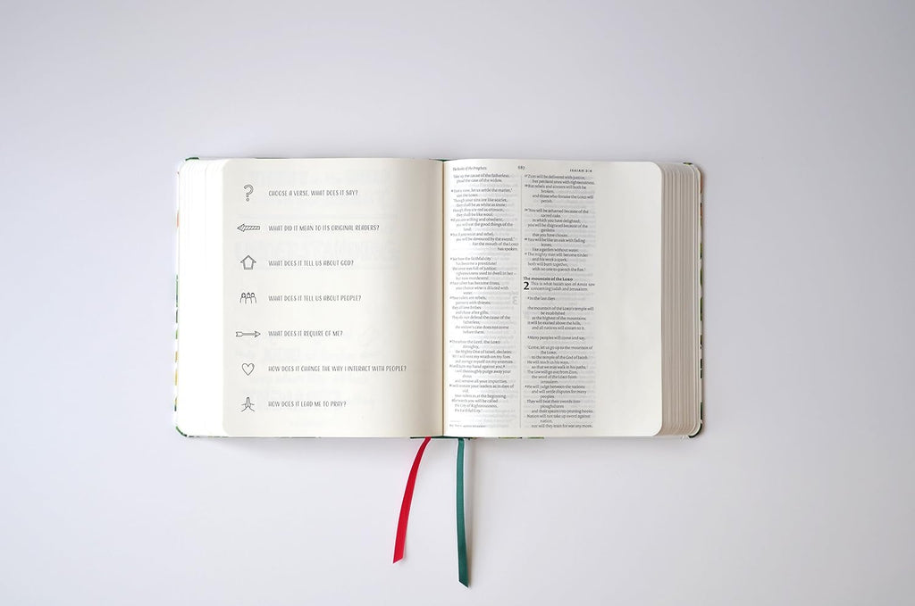 Niv Bible for Journalling and Verse-mapping: Pink, interior page, picture 4